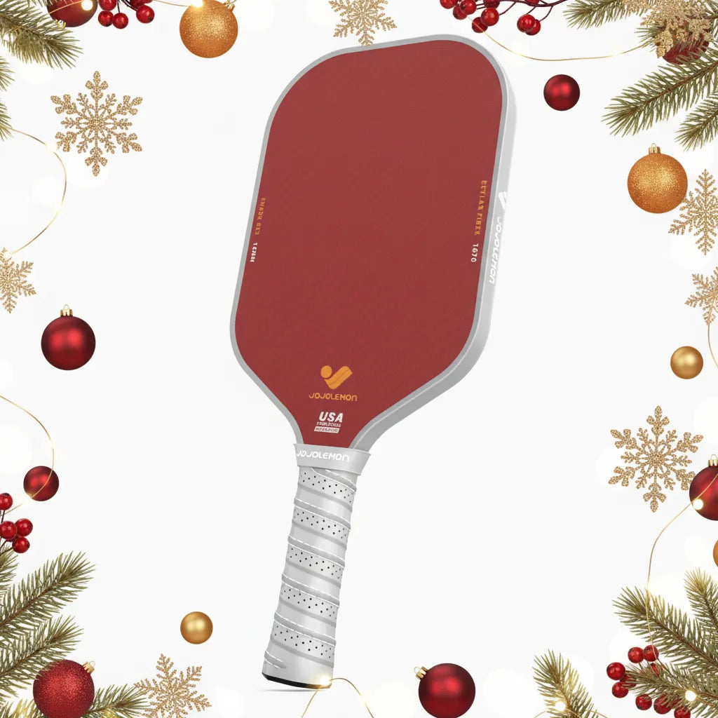 JoJoLemon Shark 002 carbon fiber pickleball paddle – Christmas gift pickleball paddle with enhanced spin and control for competitive play