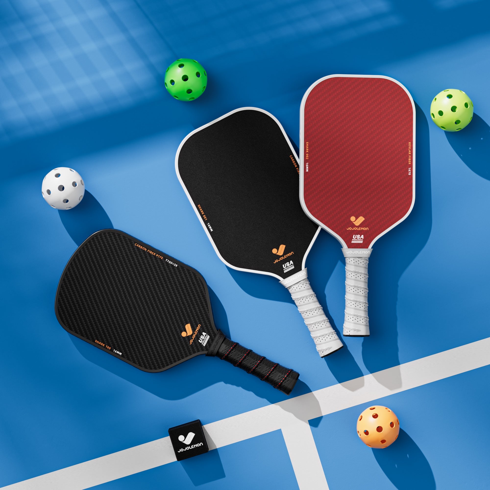 Discover the high-quality JOJOLEMON Pickleball Paddles, designed for both competition and recreation. Our carbon fiber and carbon paddles, crafted with exquisite USA manufacturing techniques, offer superior control and power.