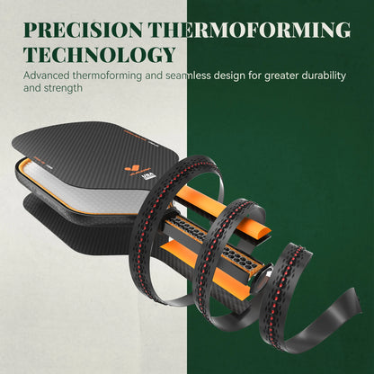 Thermoformed Unibody Construction of the JOJOLEMON paddle for maximum power and long-lasting stability.