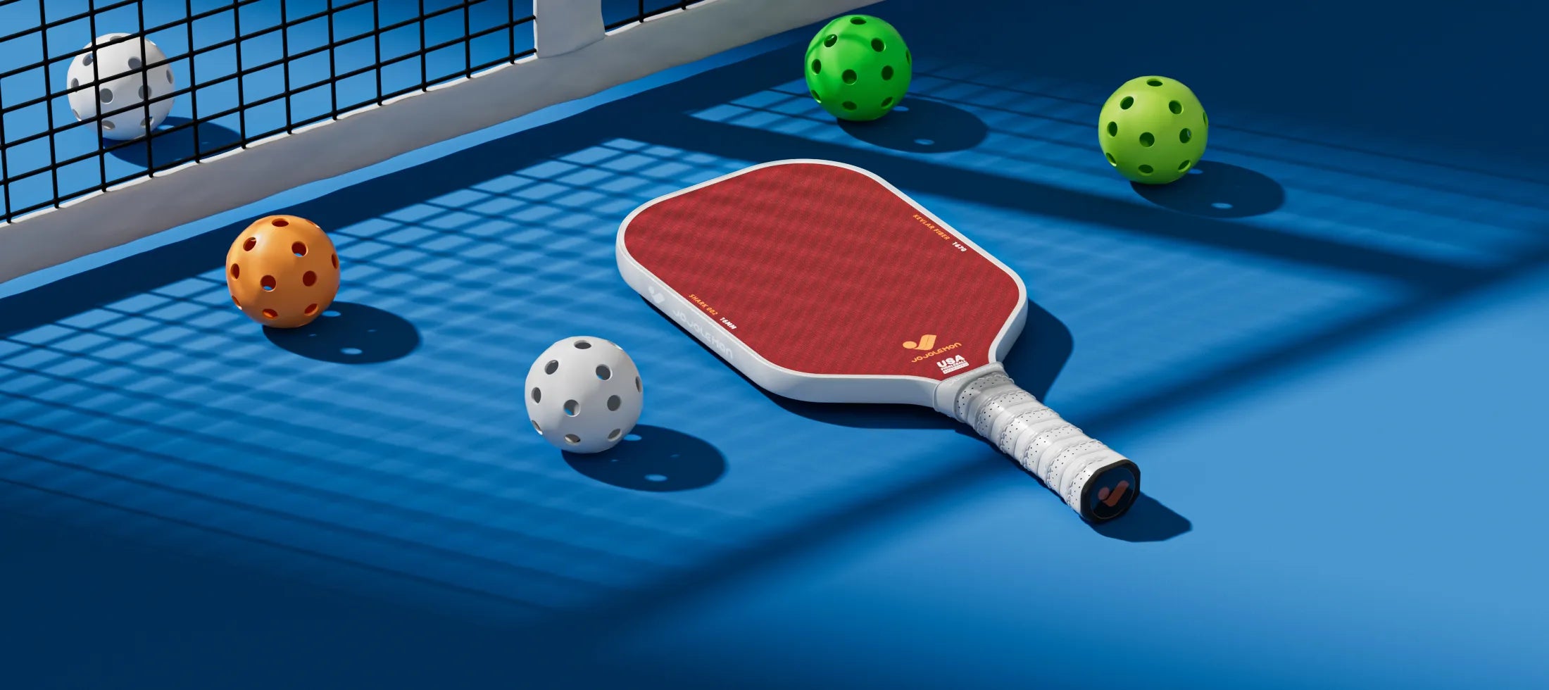 Carbon fiber JOJOLEMON pickleball paddles for all skill levels