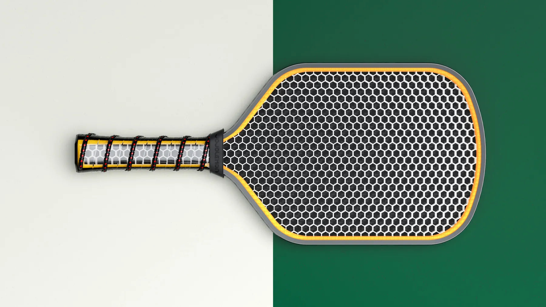 X-ray view revealing the internal one-piece thermoformed core and structural integrity of the JOJOLEMON Shark-100 paddle.